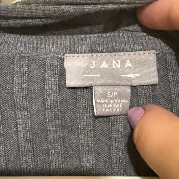 Navy Cozy Knit Cardigan with Open Front Design - Picture 5 of 5